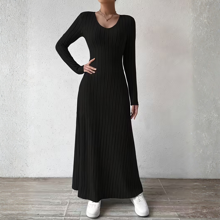 DORAH | Women's Elegant V-Neck Long Dress