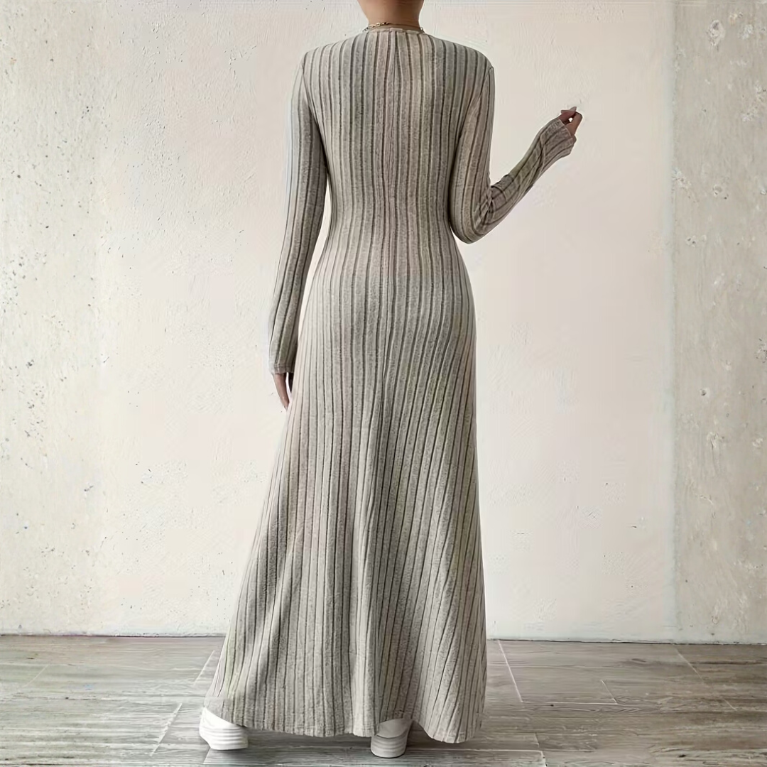 DORAH | Women's Elegant V-Neck Long Dress