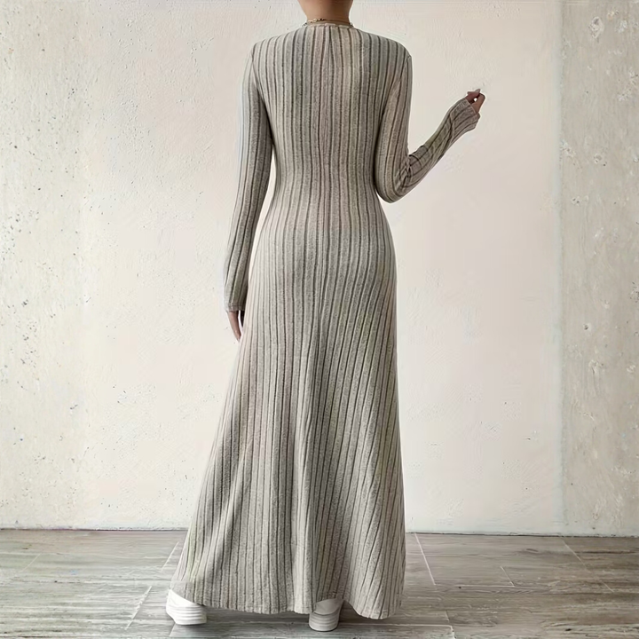 DORAH | Women's Elegant V-Neck Long Dress