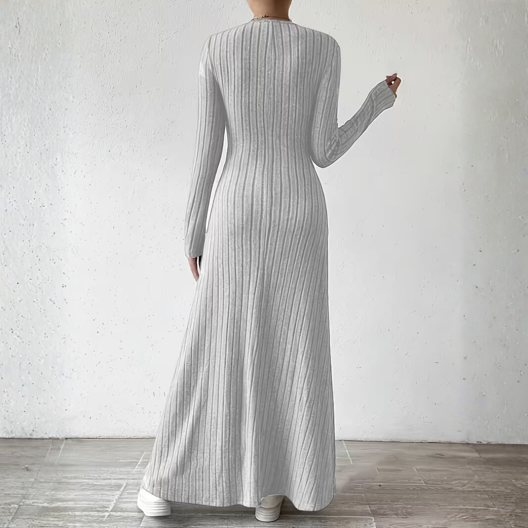 DORAH | Women's Elegant V-Neck Long Dress