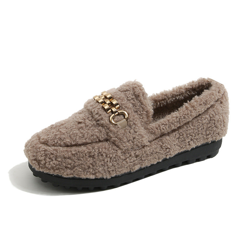 GLADYS| Ultra Comfortable Teddy Loafers