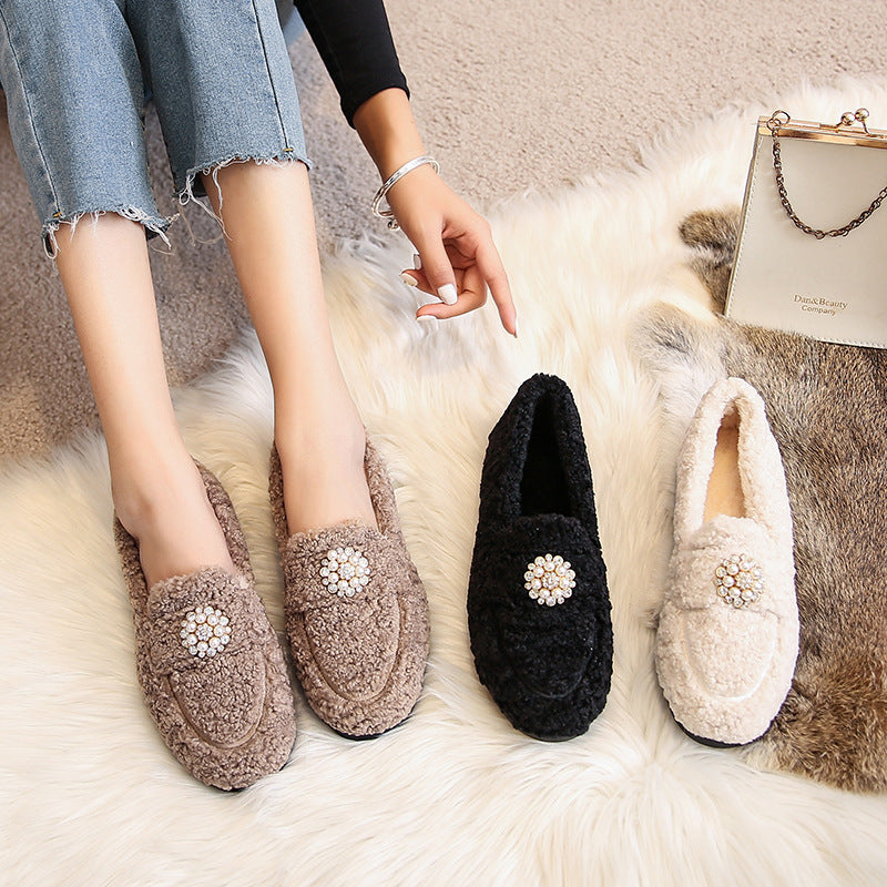 KATY | Ultra Comfortable Teddy Loafers