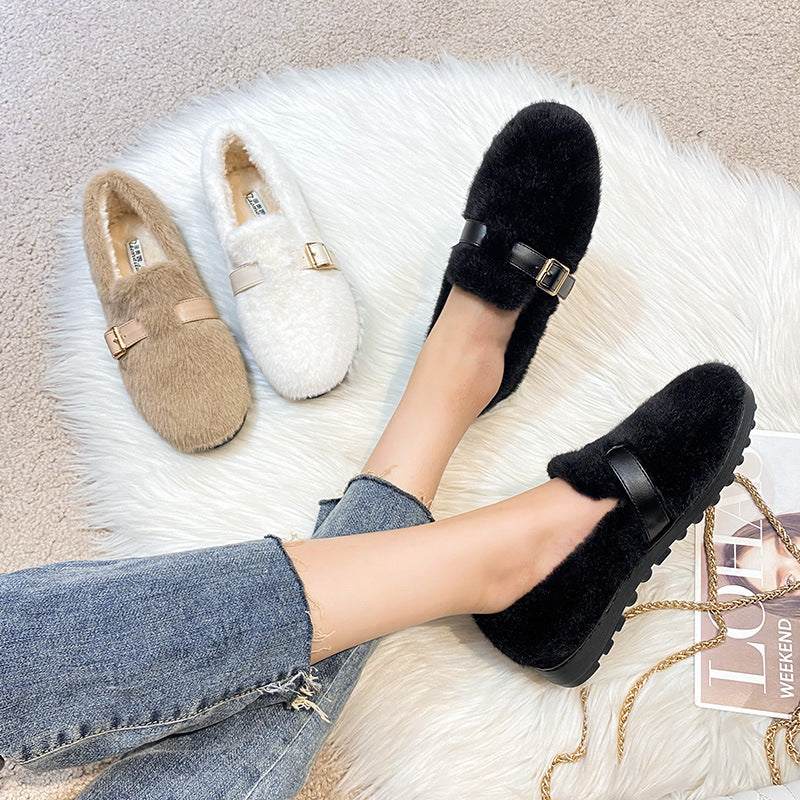CLAUDIA | Ultra Comfortable Faux Fur Loafers