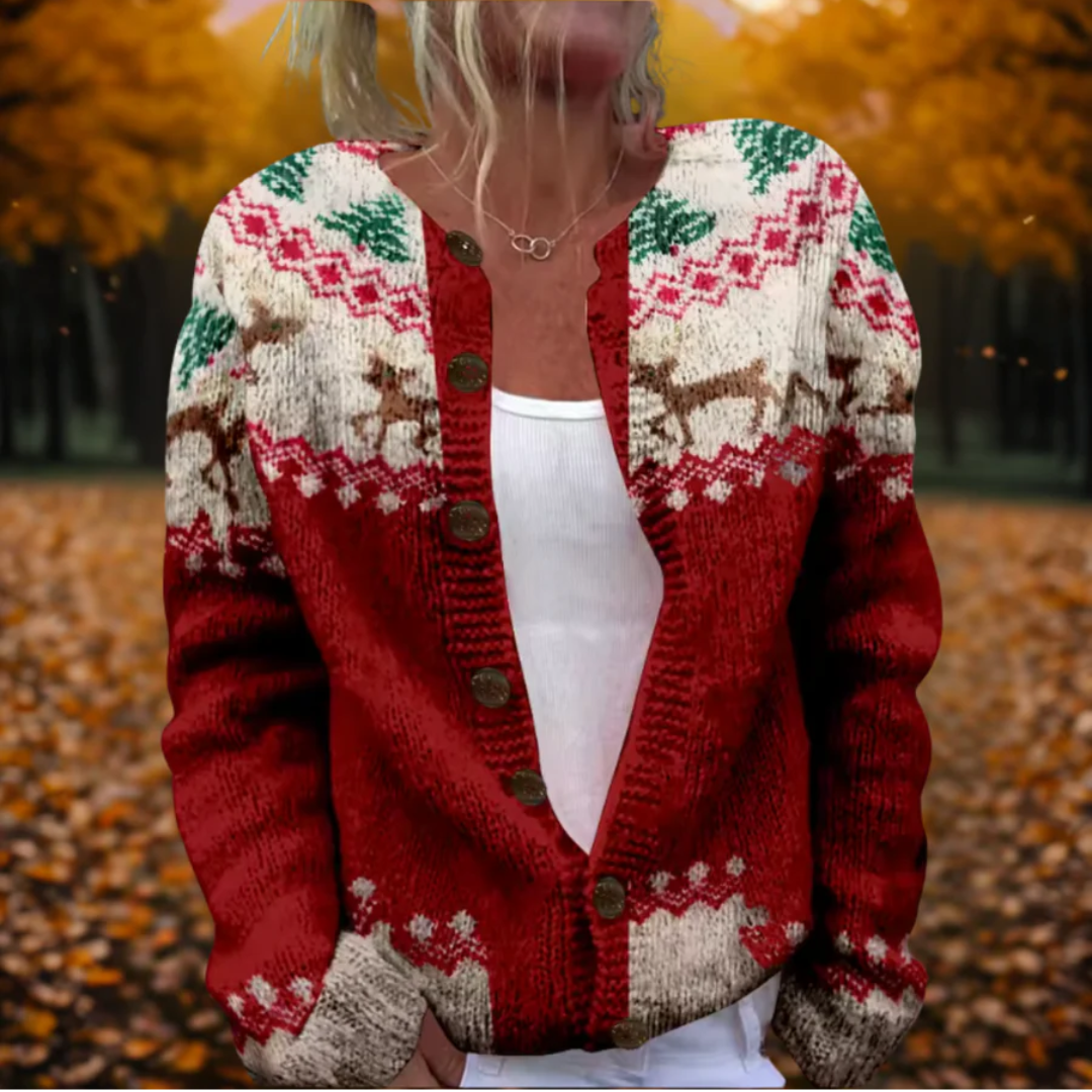 VERONICA | Soft Knit Holiday Cardigan