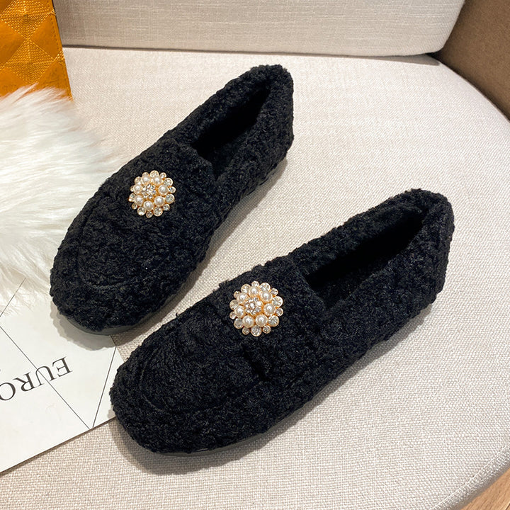 KATY | Ultra Comfortable Teddy Loafers