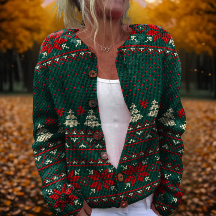 VERONICA | Soft Knit Holiday Cardigan