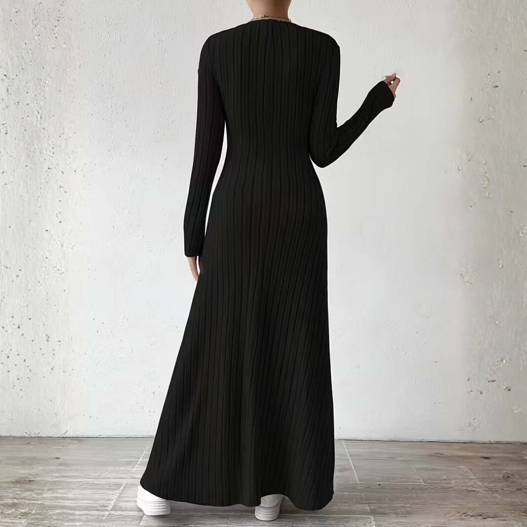 DORAH | Women's Elegant V-Neck Long Dress