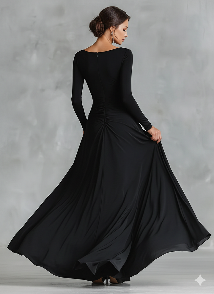 RUBY | Black Elegant Maxi Dress