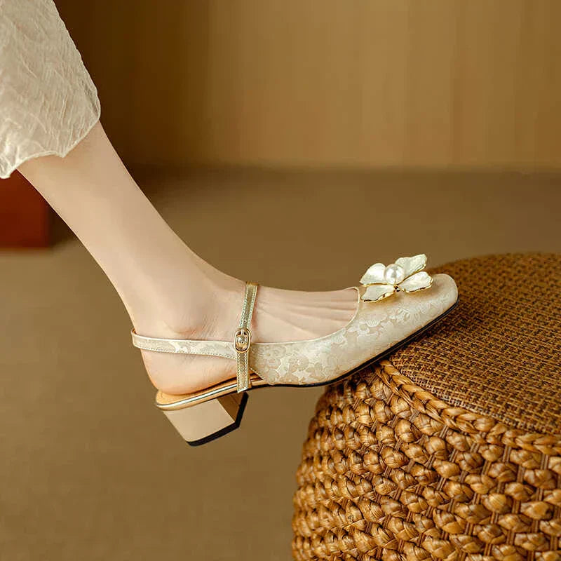ELOISE | Elegant Flower Pumps