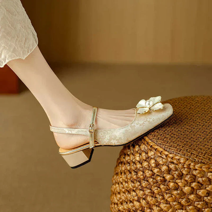 ELOISE | Elegant Flower Pumps