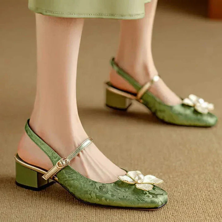 ELOISE | Elegant Flower Pumps