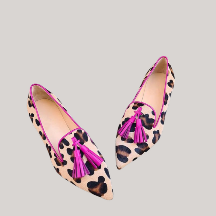 Kristy | Leopard Ladies Loafer
