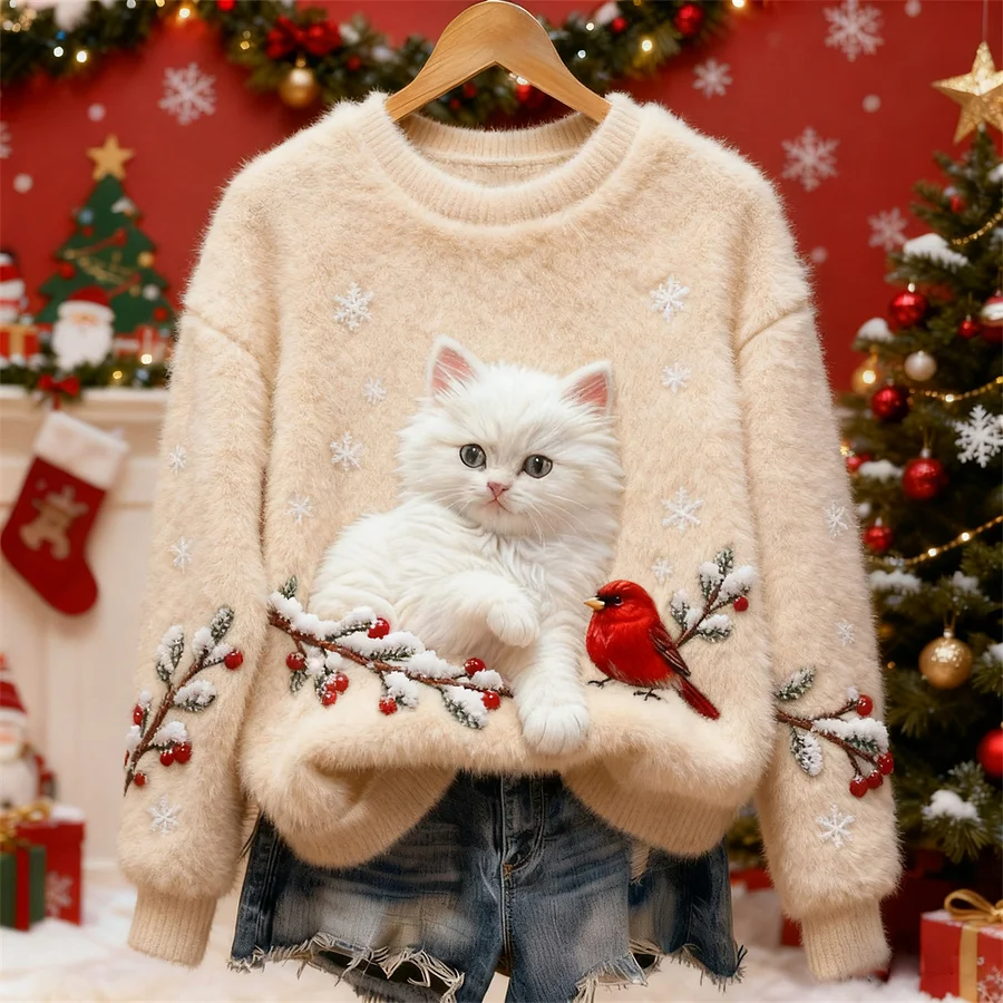 MIMI | Holiday Cat Sweater