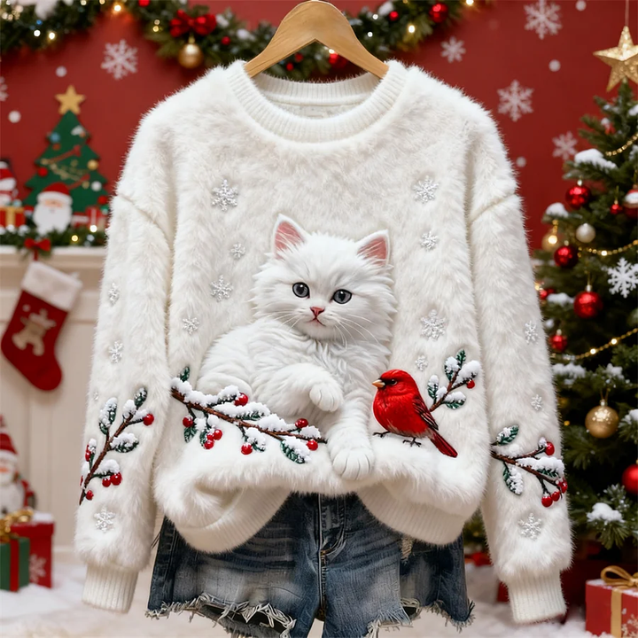 MIMI | Holiday Cat Sweater