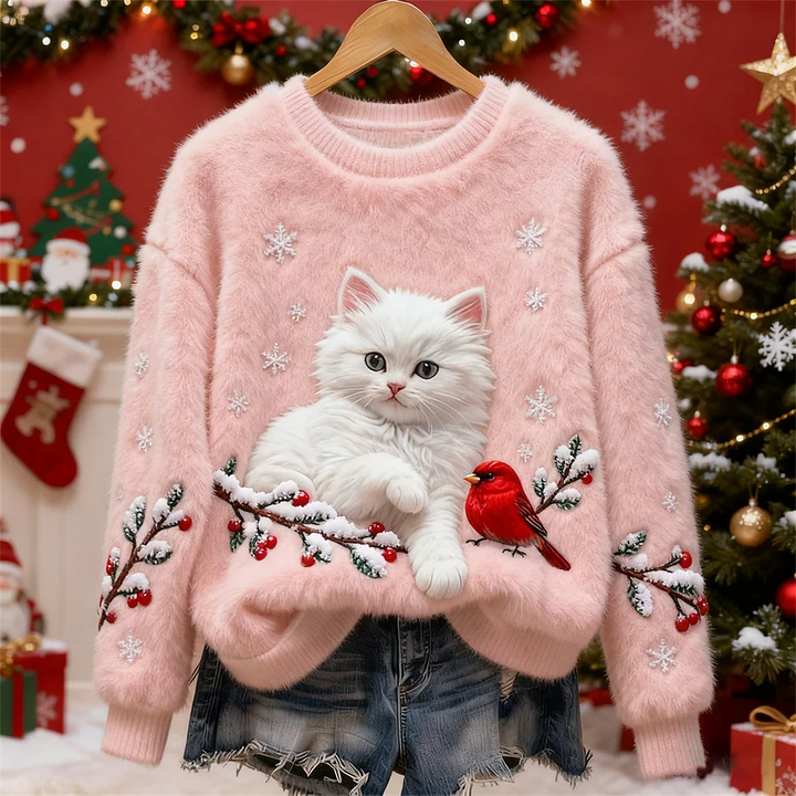 MIMI | Holiday Cat Sweater