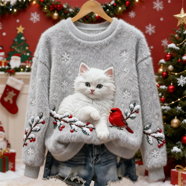 MIMI | Holiday Cat Sweater