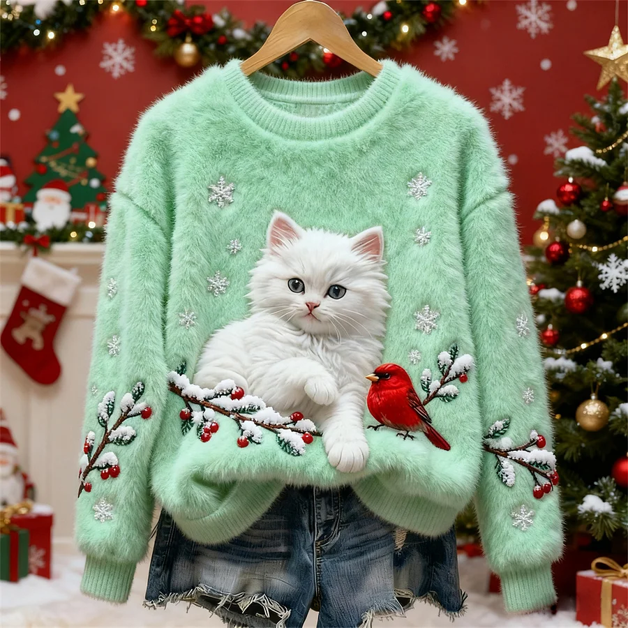 MIMI | Holiday Cat Sweater
