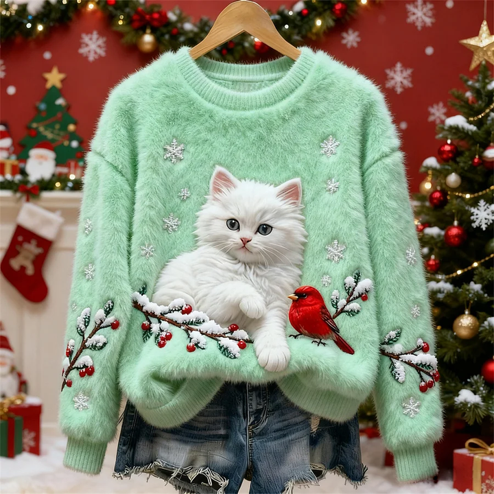 MIMI | Holiday Cat Sweater