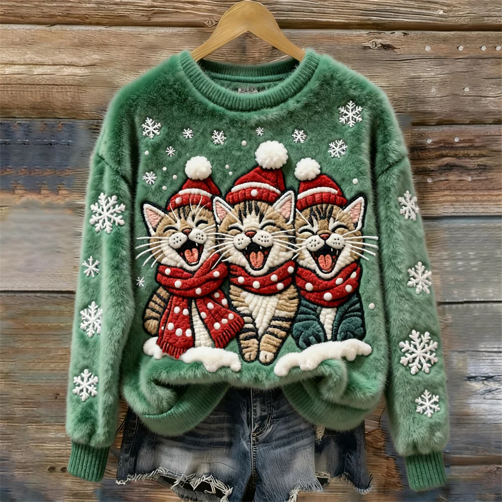 KITTY | Holiday Cat Sweater
