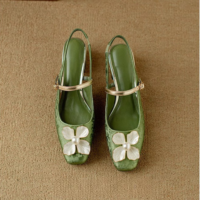 ELOISE | Elegant Flower Pumps